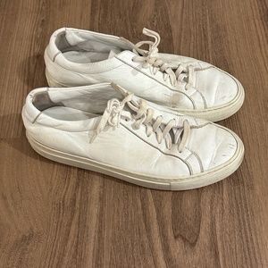 common project white sneakers